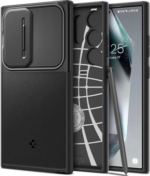 Spigen Optics Armor для Samsung Galaxy S24 Ultra чорний
