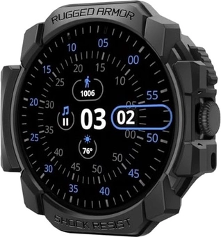 Spigen Rugged Armor Pro для Google Pixel Watch 3 (45mm) Matte чорний