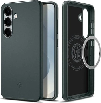 Spigen Thin Fit (MagFit) для Samsung Galaxy S25 Abyss зелений
