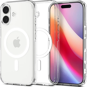Spigen Ultra hybrid (MagFit) для Apple iPhone 17 clear білий