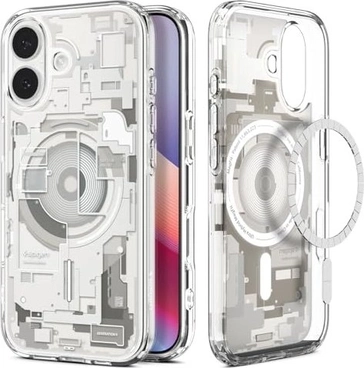 Spigen Ultra hybrid Zero One (MagFit) для Apple iPhone 17 natural titanium