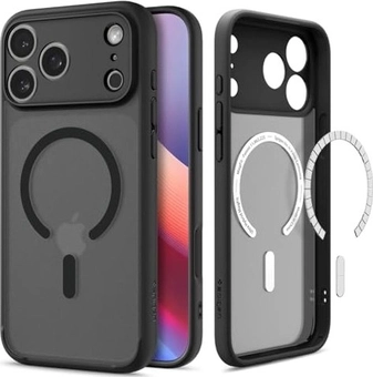 Spigen Ultra hybrid (MagFit) для Apple iPhone 17 Pro frost чорний