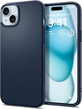 Spigen liquid Air для Apple iPhone 15 морська хвиля синій