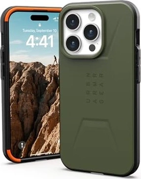 UAG Civilian case with MagSafe для Apple iPhone 15 Pro olive Drab