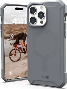 UAG Essential Armor case with MagSafe для Apple iPhone 15 Pro Max срібний