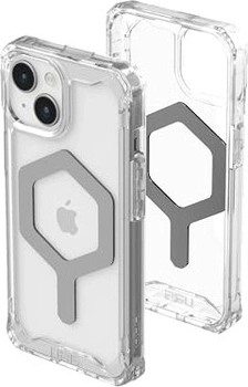 UAG Plyo case with MagSafe для Apple iPhone 15 Plus Ice/срібний