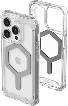 UAG Plyo case with MagSafe для Apple iPhone 15 Pro Ice/срібний