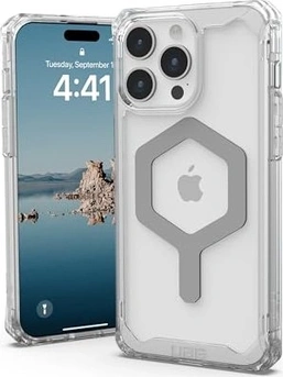 UAG Plyo case with MagSafe для Apple iPhone 15 Pro Max Ice/срібний