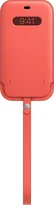 Apple iPhone 12 Pro Max Leather Sleeve with MagSafe Pink Citrus