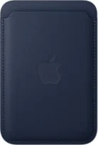 Apple iPhone Feingewebe wallet with MagSafe deep blue