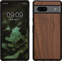 KWMobile Hard wooden Cover для Google Pixel 7a темний коричневий