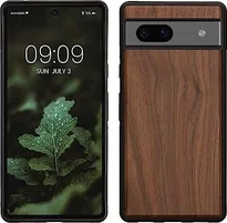 KWMobile Hard wooden Cover для Google Pixel 7a Dark Brown
