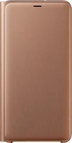 Samsung Flip wallet для Galaxy A7 (2018) gold