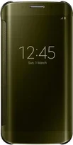 Samsung clear View Cover для Galaxy S6 Edge gold