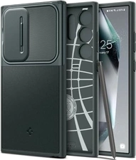 Spigen Optics Armor для Samsung Galaxy S24 Ultra Abyss зелений