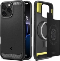 Spigen Rugged Armor (MagFit) для Apple iPhone 16 Pro Max Matte чорний