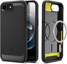 Spigen Rugged Armor (MagFit) для Apple iPhone 16e Matte чорний