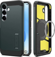 Spigen Tough Armor AI (MagFit) для Samsung Galaxy S25+ Abyss зелений
