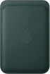 Apple iPhone Feingewebe wallet with MagSafe dark green
