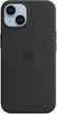 Apple silicone case with MagSafe для iPhone 14 midnight
