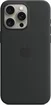 Apple silicone case with MagSafe для iPhone 15 Pro Max black