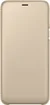 Samsung Flip wallet для Galaxy A6+ (2018) gold