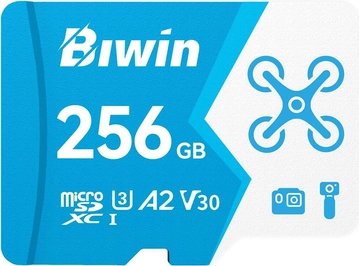 Biwin MS160 R160/W120 microSDXC 256GB, UHS-I U3, A2, Class 10