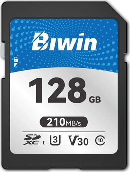 Biwin SD210 R210/W70 SDXC 128GB, UHS-I U3, Class 10