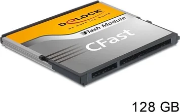 DeLOCK R310/W150 CFast 2.0 CompactFlash Card 128GB