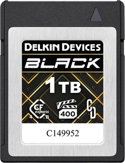 Delkin Black VPG400 R3700/W3220 CFexpress 4.0 Type B 1TB