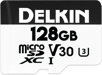 Delkin Hyperspeed R100/W80 microSDXC 128GB, UHS-I U3, Class 10