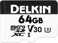 Delkin Hyperspeed R100/W80 microSDXC 64GB, UHS-I U3, Class 10