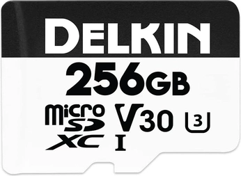 Delkin Hyperspeed R100/W80 microSDXC 256GB, UHS-I U3, Class 10