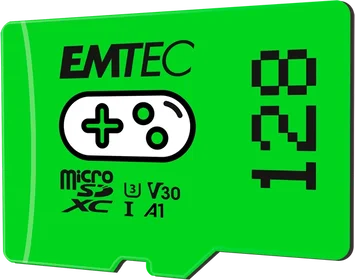 Emtec GAMING R100/W50 microSDXC 128GB, UHS-I U3, A1, Class 10