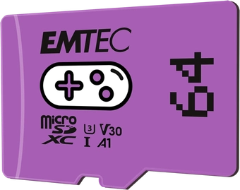 Emtec GAMING R100/W50 microSDXC 64GB, UHS-I U3, A1, Class 10