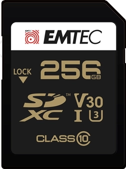 Emtec SpeedIN Pro R95/W85 SDXC 256GB, UHS-I U3, Class 10