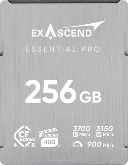 Exascend Essential Pro R3750/W3350 CFexpress 4.0 Type B 256GB