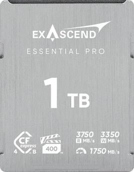 Exascend Essential Pro R3750/W3350 CFexpress 4.0 Type B 1TB
