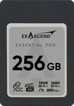 Exascend Essential Pro R1800/W1650 CFexpress 4.0 Type A 256GB