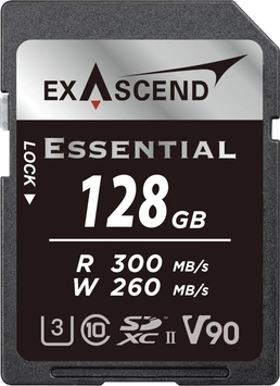Exascend Essential R300/W280 SDXC 128GB, UHS-II U3, Class 10