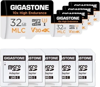 Gigastone 10x High Endurance R95/W60 microSDHC 32GB Kit, UHS-I U3, Class 10, 5er-Pack