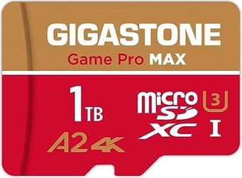 Gigastone 4K Game Pro MAX R150/W140 microSDXC 1TB Kit, UHS-I U3, A2, Class 10