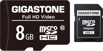 Gigastone Full HD Video R85/W15 microSDHC 8GB Kit, Class 10