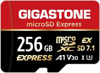 Gigastone SD7.1 R880/W650 microSDXC Express 256GB Kit inkl. USB-C Cardreader, UHS-I U3, A1, Class 10, SD Express EX I
