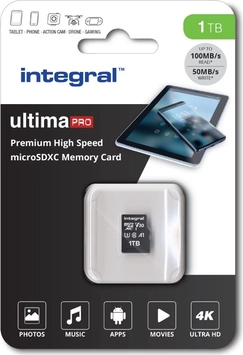 Integral Premium High Speed R100/W50 microSDXC 1TB, UHS-I U3, A1, Class 10