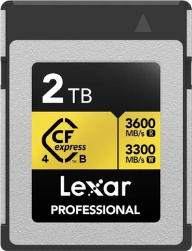 Lexar Professional GOLD R3600/W3300 CFexpress 4.0 Type B 2TB