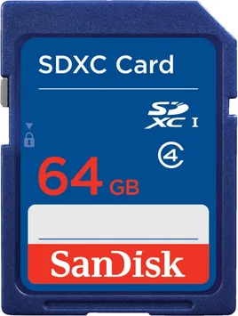 SanDisk SDXC 64GB, Class 4