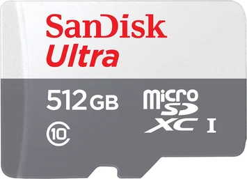 SanDisk Ultra R100 microSDXC 512GB Kit, UHS-I, Class 10