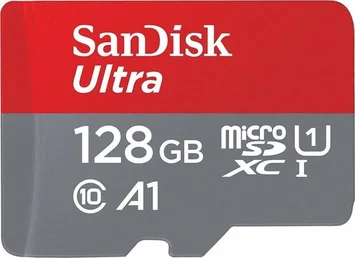 SanDisk Ultra R100 microSDXC 128GB, UHS-I U1, A1, Class 10