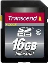Transcend Industrial 10I R24/W16 SDHC 16GB, Class 10